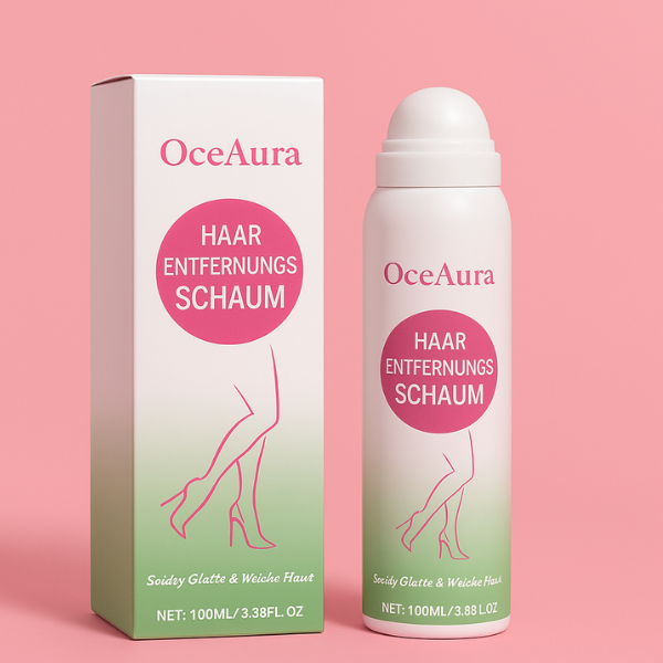 OceAura - Hårborttagningsskum, Säg hejdå till irritaion och stubb