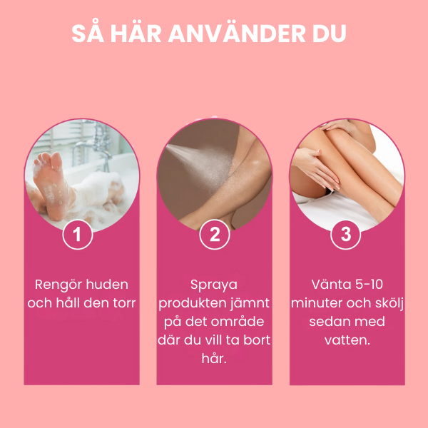 OceAura - Hårborttagningsskum, Säg hejdå till irritaion och stubb